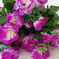 искусственные цветы азалия цвета фиолетовый с белым 15