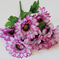 искусственные цветы ромашки цвета фиолетовый с белым 15