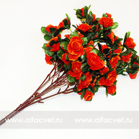 искусственные цветы розы цвета оранжевый 2