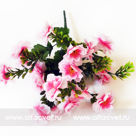 искусственные цветы сакура цвета розовый с белым 14